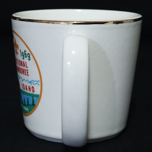 Boy Scouts of America VTG BSA Ceramic Mug Cup 1969 Idaho National Jamboree #10 - Picture 4 of 7
